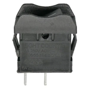 1PC LIGHT COUNTRY R19A 2pin 2gear 6A250VAC Rocker Type Power Switch Anti-touch - Picture 1 of 3