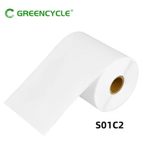 Continuous Labels Roll Barcode Paper for Brother RD-S01C2 RD-S01U2 4" x 140-1/2' - Picture 1 of 24