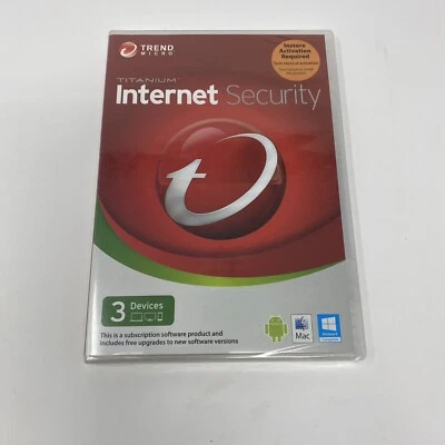 Trend Micro Titanium Internet Security 3 Devices Apple Windows Android 2013-NEW - Image 1 of 3