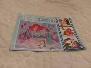*Disney* cross stitch calendar 2004 charts Belle Snow White Cinderella Beauty - Picture 1 of 6