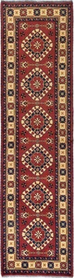 2'9" x 10'10" Vintage Hand-knotted Runner Rug Traditional Oriental Wool Carpet - Image 1 of 4