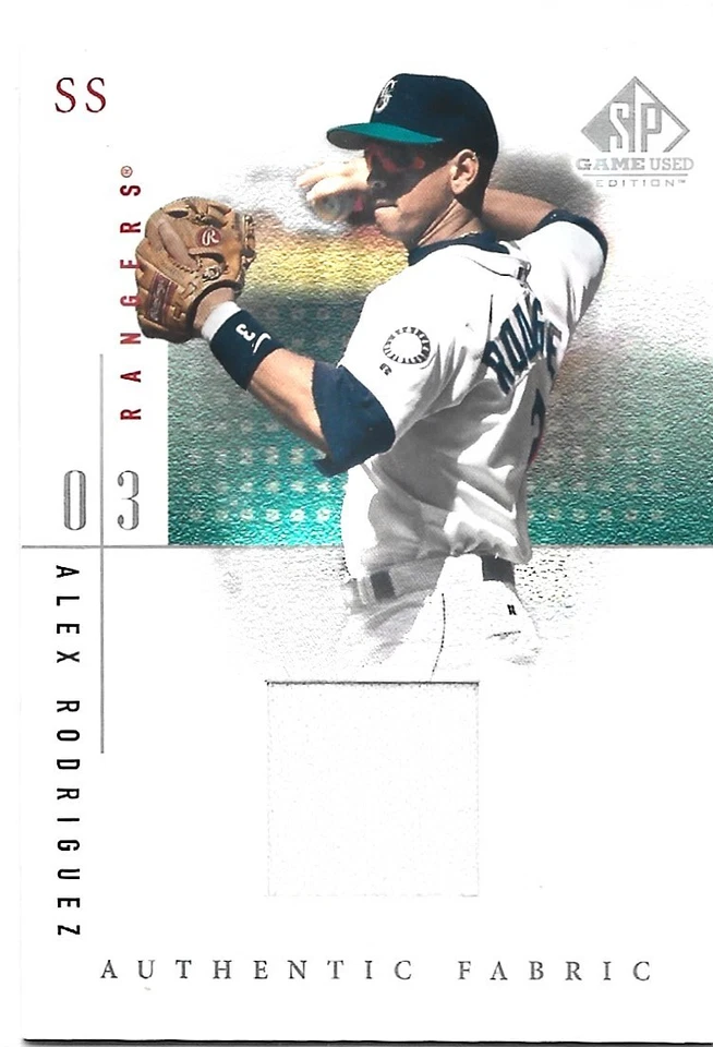 2001 SP Game Used Edition - Alex Rodriguez #AR - Image 1 of 1
