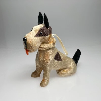 De colección Fripon Flocado Fox Terrier Perro Compañero para Muñeca Jumeau Bluette 4.5" Foto 1 de 4