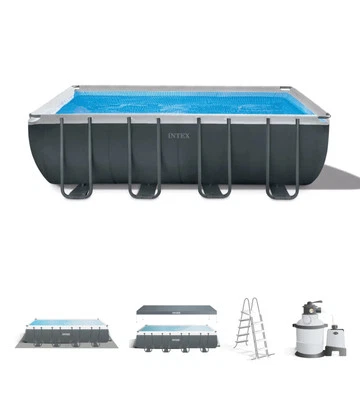 PISCINA FUORI TERRA CON STRUTTURA RETTANGOLARE INTEX "ULTRA XTR FRAME" ANTRAC... - Immagine 1 di 4