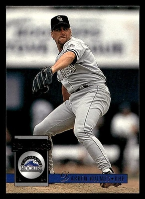 1994 Donruss Darren Holmes #222 Colorado Rockies - Image 1 of 2