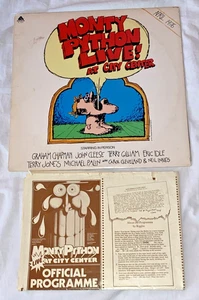 MONTY PYTHON LIVE at City Center April 1976 Vinyl LP + programme/Bruces poster - Picture 1 of 11