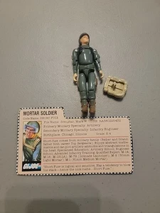 Vintage GI Joe Short Fuze 1982 Straight Arm Hasbro Action Figure With Card - Picture 1 of 8
