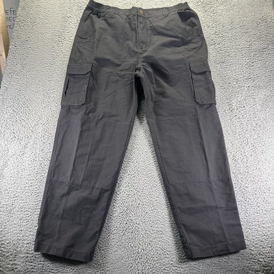 Брюки мужские Cabela's 40x32 черные хлопчатобумажные грузовые прямые штанины туристическая универсальная рабочая одежда - Изображение 1 из 4