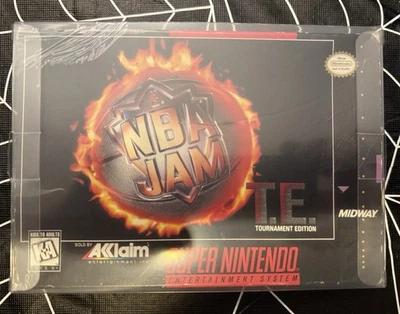SNES NBA JAM video game with box and insert - Image 1 of 4