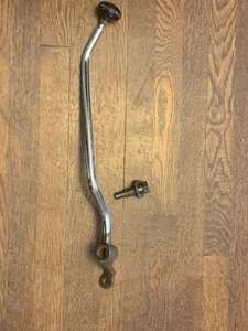 1969 1972 Chevrolet GMC TRUCK MANUAL TRANSFER CASE SHIFTER NP205 205 CHROME OEM - Picture 1 of 8