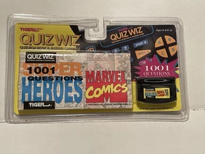Vintage Quiz Wiz Marvel Comics Cartridge & Answer Book 1993 Tiger NOS - Picture 1 of 4