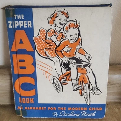 Vintage 1937 THE ZIPPER ABC BOOK First Edition by Sterling North See Pictures Foto 1 de 4