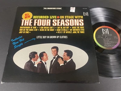 On Stage With The Four Seasons LP - Vee-Jay Records VJS-1154 - Image 1 of 2