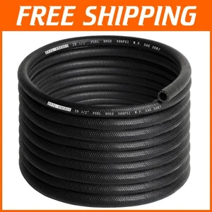 NBR Rubber Fuel Line 1/2" x 25FT - High-Performance Hose for Multiple Fuels - Foto 1 di 9