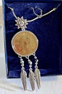 Vintage 2000 P Sacagawea Dollar US Mint Anhänger in Box - Bild 1 von 8