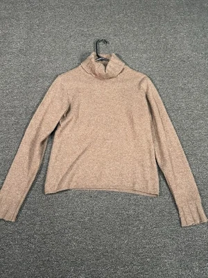 Geneva Cashmere Sweater Women’s Large Brown Knit Preppy Turtleneck Pullover - Image 1 of 4