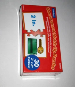 NEW Lakeshore Measurement Match Up Puzzles Discontinued RR425 6+ 30 Puzzles - Picture 1 of 6