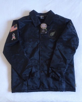 Nike Men's Arizona Cardinals Salute To Service Lined Jacket Camo Black Size XL - Image 1 of 4