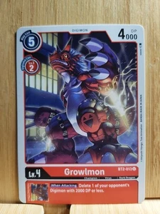 Digimon TCG🏆 GROWLMON - BT2-013🏆Trading Card - Bild 1 von 1