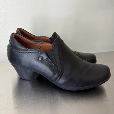 Tacón sin cordones de cuero negro COBB HILL by New Balance 6,5 laurel para mujer nuevo sin caja Foto 1 de 4