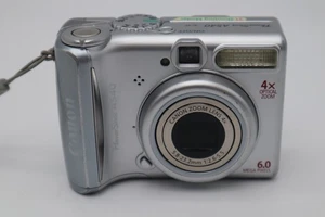 Canon PowerShot A540 6.0 MP Digital Camera - Picture 1 of 3