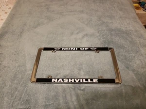 Mini Cooper Of Nashville Dealership Booster License Plate Frame - Picture 1 of 24