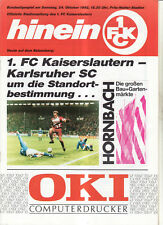 BL 92/93 1. FC Kaiserslautern - Karlsruher SC