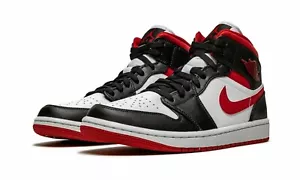 Jordan 1 Mid Gym Red Black White 554724-122 Men´s EU Size 40.5, 42, 42.5, 43 - Foto 1 di 5