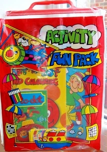 5 Stück Kinder Reise Aktivität Spaß Paket - Malbücher, 6 Wachsmalstifte. - Bild 1 von 19