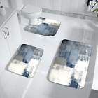 Bathroom Mats Rugs Sets 3 Piece,Large Rubber Non Slip Quick Dry Bath Mat Rugs