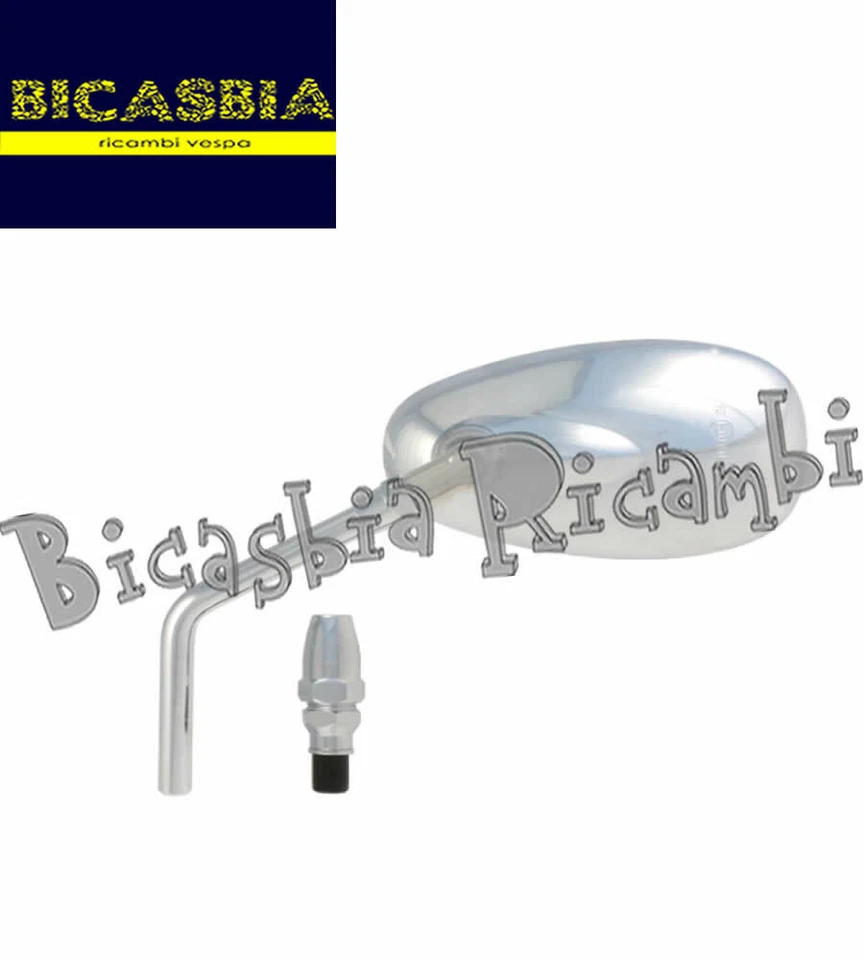 12971 - Espejo Espejo Izquierdo Cromado Moto Guzzi 750 V7 II Special Racer Foto 1 de 1