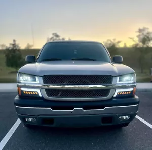 Faros proyectores LED DOT lámpara de parachoques para Chevy Avalanche 1500 2003-2007 - Imagen 1 de 15