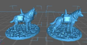 Soviet Anti-Tank Dog Mines - 28 mm 1/56 Scale - Picture 1 of 2