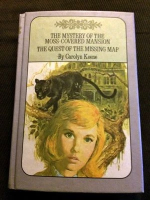{ LI KE NEW } NANCY DREW TWIN THRILLER #18 MOSS COVERED MANSION #19 MISSING MAP  Foto 1 de 2
