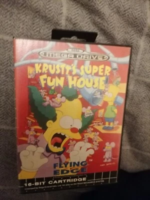 Krustys Super Fun House *  Sega Mega Drive without  Manual  - Image 1 of 4