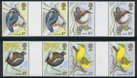 Great Britain - 1980 MNH 4 gutter pairs #884-7 Lot #0_18 Cover