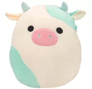 Squishmallow 12” Belana Cow No Bandana NWT Kellytoy Soft Plush RARE Easter gift - Picture 1 of 3
