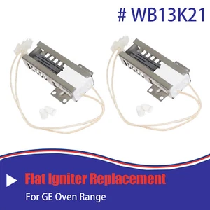 PACK DE 2 Encendedores Planos de Repuesto WB13K21 para Horno GE Nuevo - Imagen 1 de 24