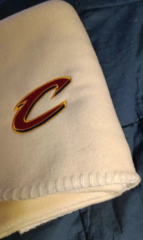 Cleveland Cavs Fleece 30" x 40" Throw / Baby Blanket & 2022-2023 Pocket Schedule Cover