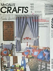 McCall's Piglet Country Kitchen Package, Apron Pattern 4853 UNCUT - Picture 1 of 2