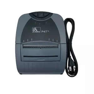 Zebra P4T P4D-0UG0000-00 Thermal Barcode Printer WIFI With Power Adapter - Picture 1 of 9