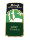 Holland America Cruise Line SOUTH AMERICA Souvenir Lapel Pin NEW