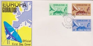 GB - GIBRALTAR 1979 Europa '79/Satellite Communications/Telephone SG 420-422 FDC - Picture 1 of 1