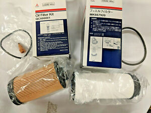  MITSUBISHI FUSO CANTER OEM OIL AND FUEL FILTER KIT QC000001 & ML239124