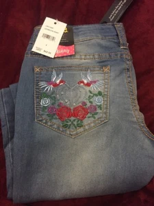 Lee Super Strech Size 8 Girls Lexington Wash - Picture 1 of 4