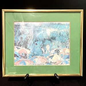 LeRoy Neiman 10x12 Golf Print Legends of Golf Augusta National Golf Club 1973 - Picture 1 of 8