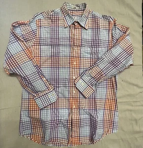 Peter Millar Herren Hemd Large L Langarm Button Down kariert leicht - Bild 1 von 6