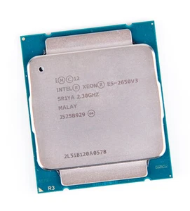 Intel Xeon E5-2650v3 10-Core CPU 10x 2.30 GHZ 25 MB Cache Prise 2011-3 - SR1YA - Photo 1/4