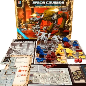 Milton Bradley Space Crusade Mission Dreadnought Espansione 100% Completo In Scatola - Foto 1 di 19