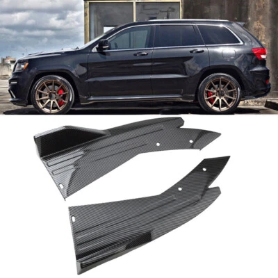 For Jeep Grand Cherokee Rear Bumper Lip Diffuser Splitter Spoiler Carbon Fiber - Image 1 of 4